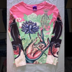 Christian Audigier long sleeve shirt